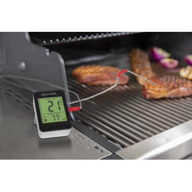 Digital clearance grill thermometer